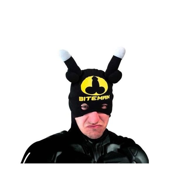 Rolig Biteman mössa balaclava med ett par penisar