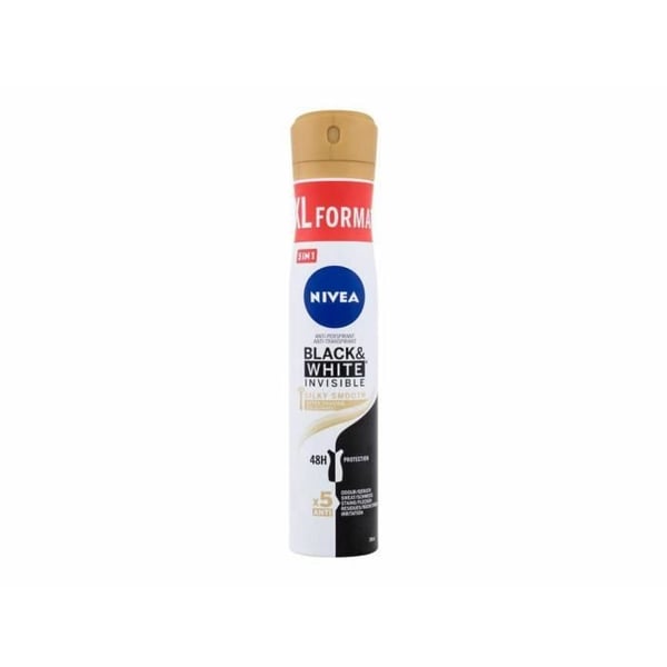 Nivea 200ml Noir & Blanc Osynlig Sidenlätt 48h, Antiperspirant