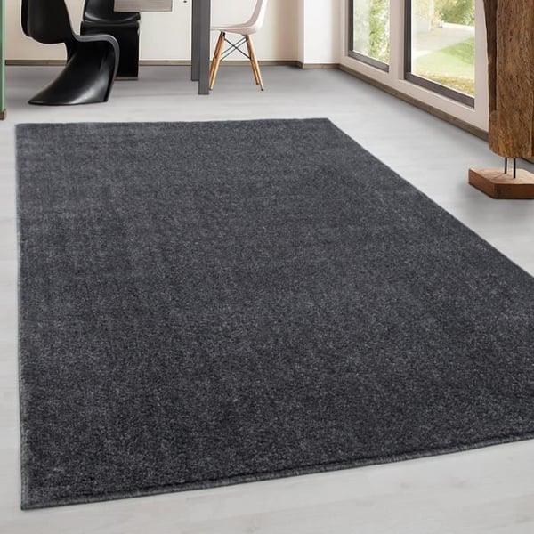 Matta - AYYILDIZ - Modern - Grå - 280x370cm - Kort lugg - Slitstark Matta - AYYILDIZ - Modern - Grå - 280x370cm - Kort lugg - Slitstark