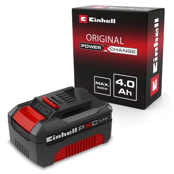 Einhell-akku 4,0 Ah PXC (18V, Li-Ion, Lataustason merkkivalo)