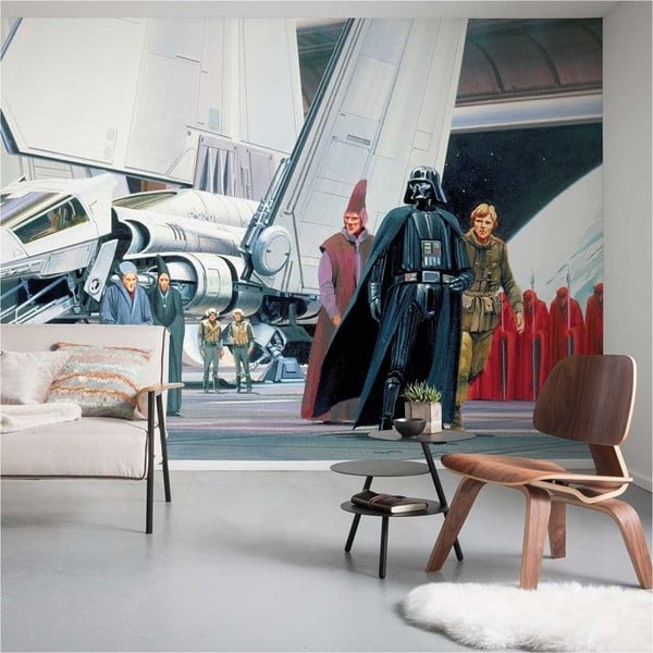 Tapeter foton - KOMAR - Dödsstjärna Shuttle (Darth Vader) - Non-woven - 250 x 500 cm - Utan ftalater