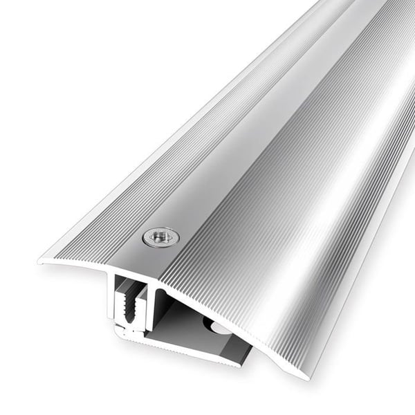 Flexibel golvjusteringsprofil L 51 mm Höjdskillnad 7 - 23 mm Polerad Alu L 1000 mm