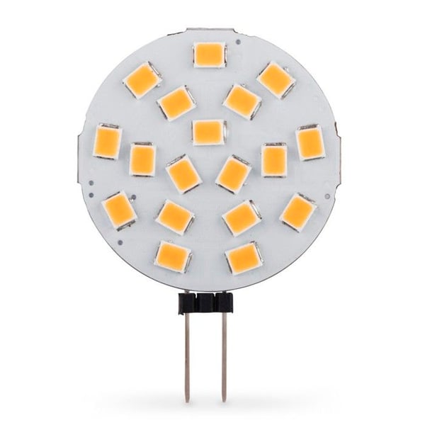 LED-lampa, G4, röd 200lm ers. 20W, lampa med pluggfäste vit varm