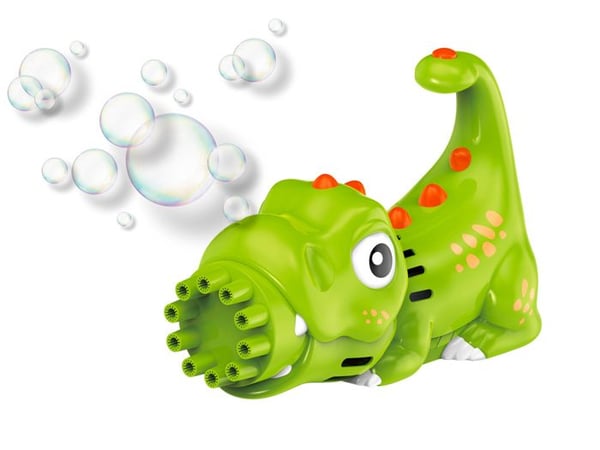 Bubblapistol 10 hål - Modell Krokodil Grön