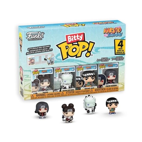 Funko POP Bitty Pop Naruto Battles - Set med 4 Figurer