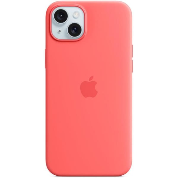 Apple Mobilfodral & Skal Silikonfodral med MagSafe för iPhone 15 Plus - Guava
