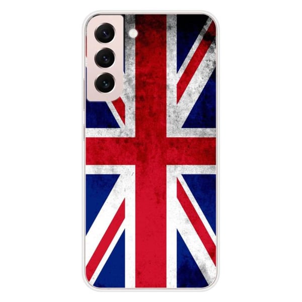 Siliconeskal - Kompatibel med Samsung Galaxy S22 Plus - design med Englands flagga