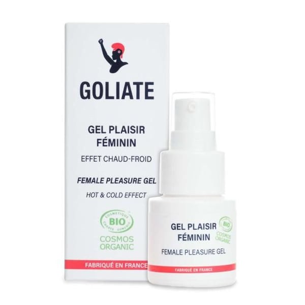 Gel Orgasmisk - GOLIATE - Varm/Kall - Ätbar - 30 ML - Kompatibel med Kondomer