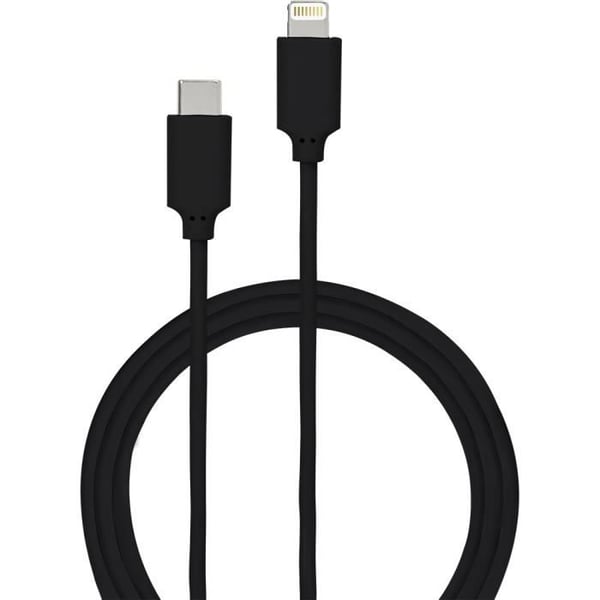 Lightning/USB-C-kabel - BIGBEN CONNECTED - 2 meter - Svart - USB-anslutning