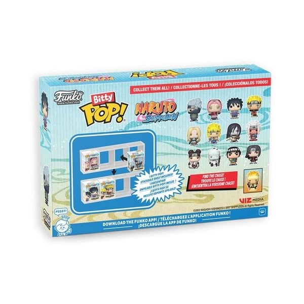 Funko POP Bitty Pop Naruto Battles - Set med 4 Figurer