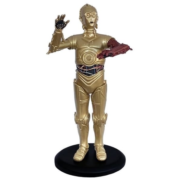 Samlarfigur - Attakus - C-3PO V3 - Guld och röd - 17,5cm - Begränsad upplaga