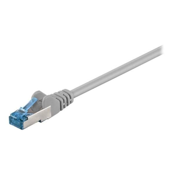 RJ-45 kopplingskabel (H) till RJ-45 (H) 20 m SFTP, PiMF CAT 6a utan halogen, formgjuten grå - goobay