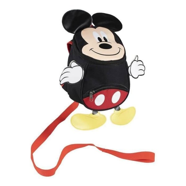 Musse Pigg svart barnryggsäck (9 x 20 x 27 cm) - Musse Pigg