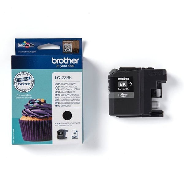 Cartouche Brother LC123BK Svart