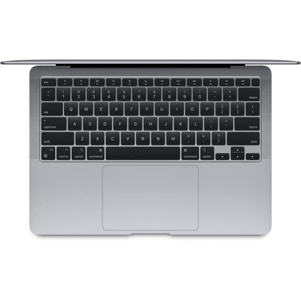 Apple - 13,3" MacBook Air (2020) - Apple M1-chip - RAM 16GB - 256GB - Grå Sid - AZERTY - Begagnad - Bra skick