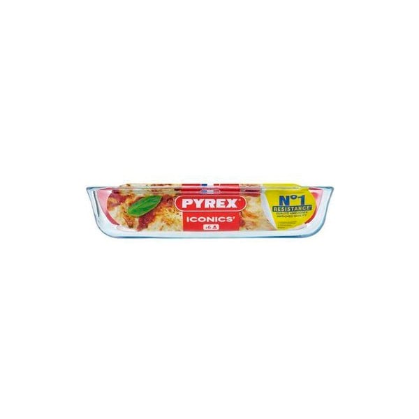 Lasagneform - PYREX - 1450033 - Rektangulär - I borosilikatglas - 40 x 27 cm