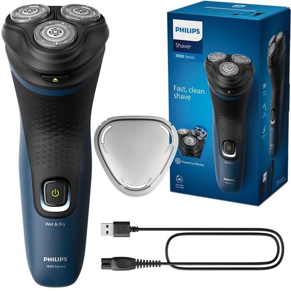 Elektrisk rakapparat - Philips - S1151 00 - ComfortCut vattentålig - Trådlös - Vått eller torrt bruk