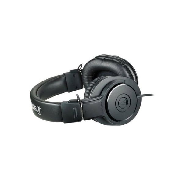 Studiohörlurar - AUDIO TECHNICA - ATH-M20x - Circumaural - Aktiv brusreducering - Svart