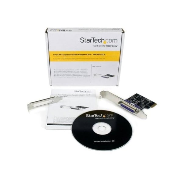 PCIe-expansionskort - STARTECH - PEX1P2 - Parallellgränssnitt - PCIe x1 - Kompatibel med Linux