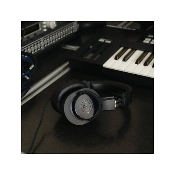 Studiohörlurar - AUDIO TECHNICA - ATH-M20x - Circumaural - Aktiv brusreducering - Svart