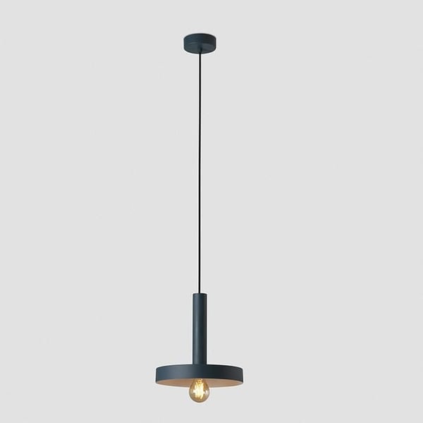 Taklampa - FARO - WHIZZ - Blå Kupol - Stål - 1 E27-lampa