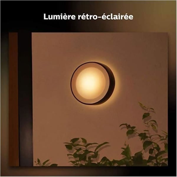 PHILIPS Hue White and Color Ambiance Daylo vägglampa - 15 W - Svart