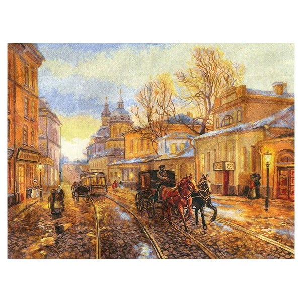 Korsstygnsset Alisa "Höstbuss pakrovka" 55x44 cm