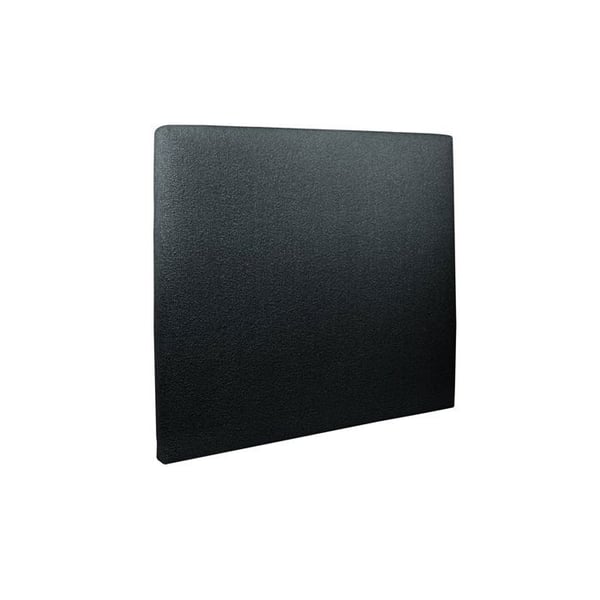 Sänggavel Klädd Bouclette Svart L 150 cm - Ep 10 cm vadderad - Design sänggavel i massivt trä