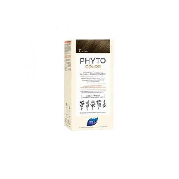 Phytocolor 7 blond permanent färgning 112ml