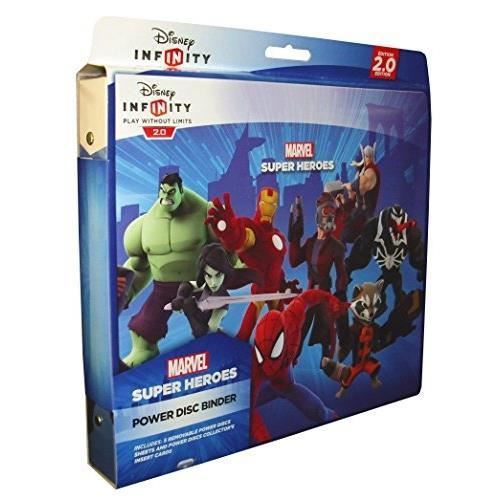 Portfölj - PDP - Kraftskivor Disney Infinity 2.0 - Marvel Superhjältar - Noir - Skydd