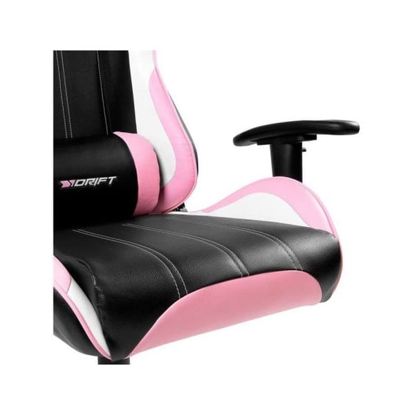 Drift Dr175 gamingstol svart/vit/rosa