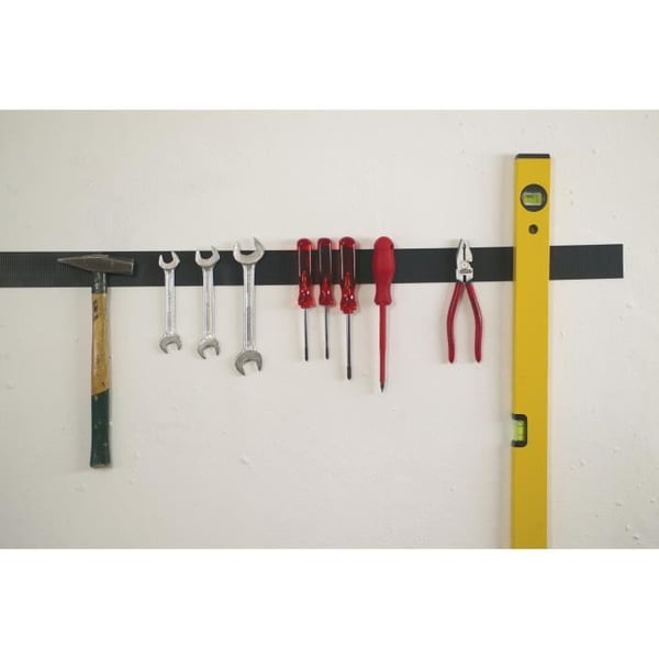 TESA Självhäftande remsa - 2,5 m x 20 mm - Svart