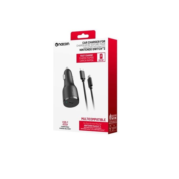 Laddare - NACON - Nintendo Switch - 60W - USB-C - Snabbladdning Power Delivery 3.0