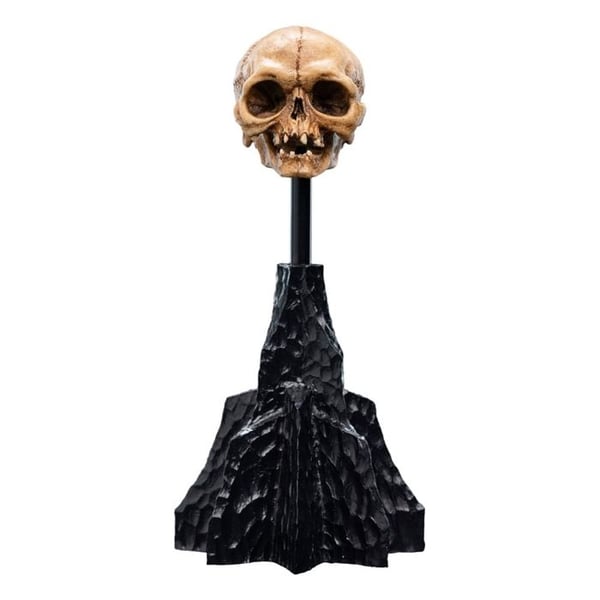 Statyett - WETA WORKSHOP - Gollums skalle - 13 cm - Svart - Plast - Resin