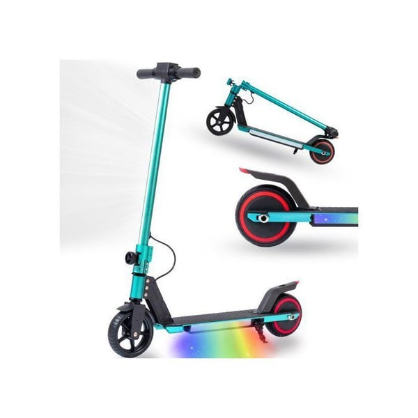 Sähköscootteri lapsille - Leawin - Moottori 60w - Toimintasäde 5 - 8 KM - Max 14KM/H - vihreä
