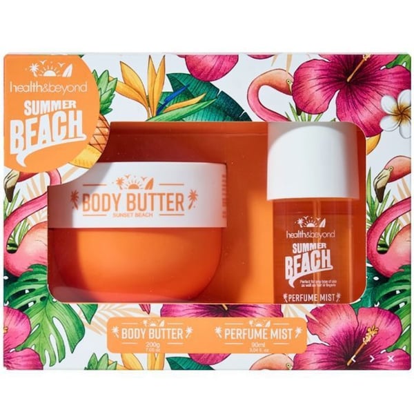 Coffret Duo - SUMMERBEACH Sunset Beach - Kroppssmör 200g - Doftmist 90ml - 2 delar