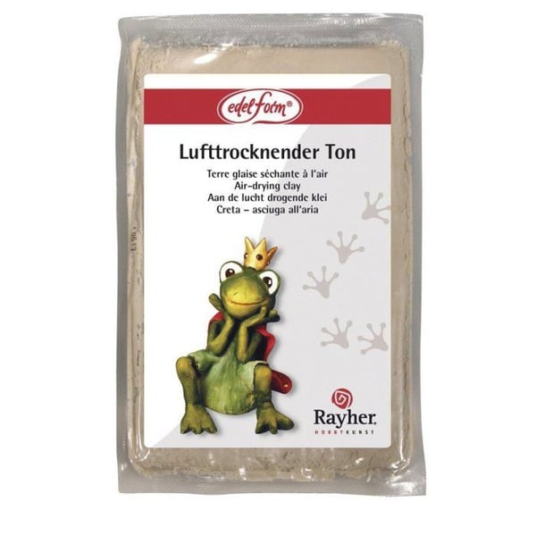 Torkande luftlera, 500g, vit