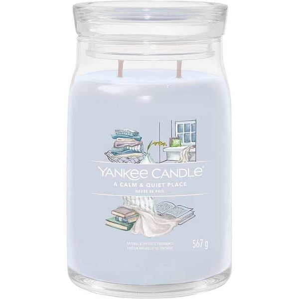 YANKEE CANDLE CANDELA GRANDE SIGNATUR EN ENSTÄMD OCH STILLHET PLATS