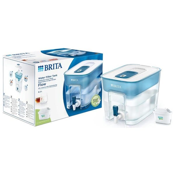 Vattenfilterdispenser - BRITA - Flow Basic - 8,2L - MAXTRA PRO-filter - Ekologisk