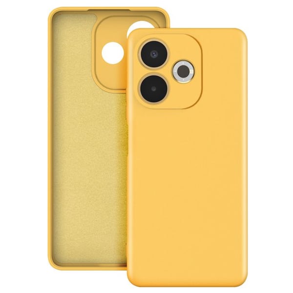 Coque för Oppo A5 Pro Skydd Silikon Soft-Touch Gul