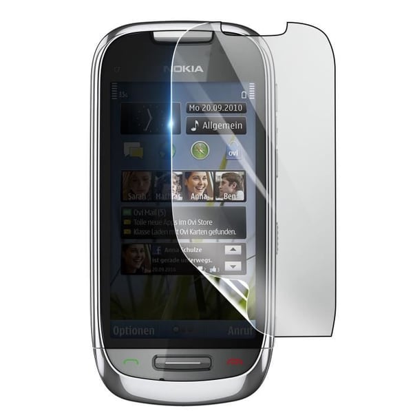 Skärmskydd - 3MK - Nokia C7 - Stötsäker Hydrogel - Genomskinlig - Reptålig