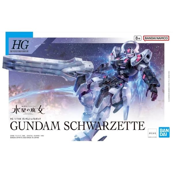 GUNDAM TROLLEN FRÅN MERKURIUS - HG 1/44 Gundam Schwarzette - Modellsats