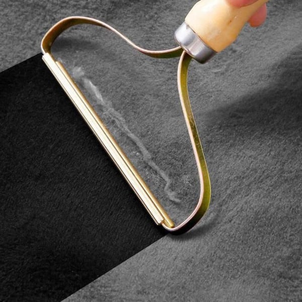 Anti-hårborste - OUTAD - Lint-rakhyvel - Trä - 14x17 cm - Hållbar