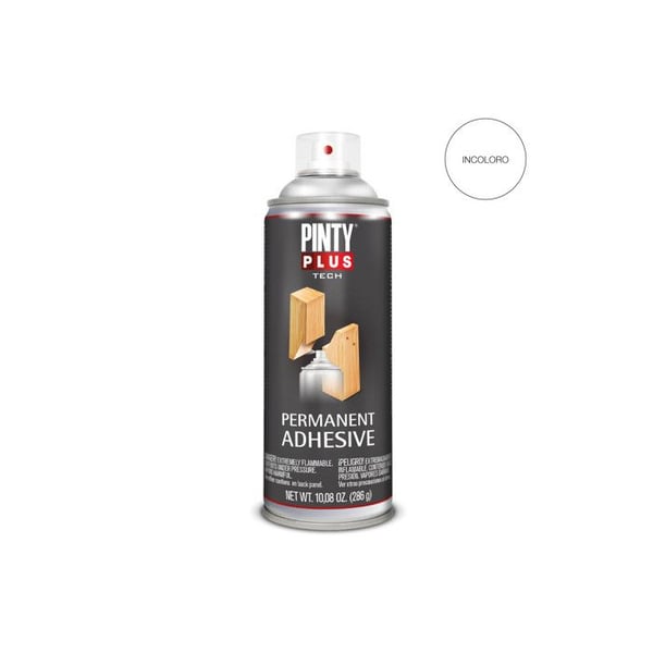 Permanent självhäftande spray