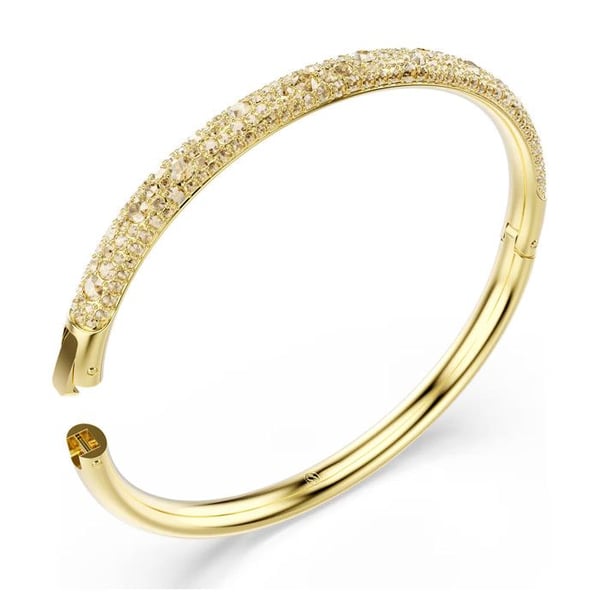Armbånd - SWAROVSKI - Jonc Sublima - Forgyldt rhodium metal - Swarovski krystaller - Gul