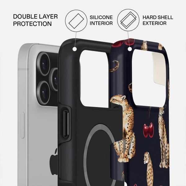 Coque Tough MagSafe - BURGA - iPhone 17 Pro - Färg Blå - Hård - Unisex