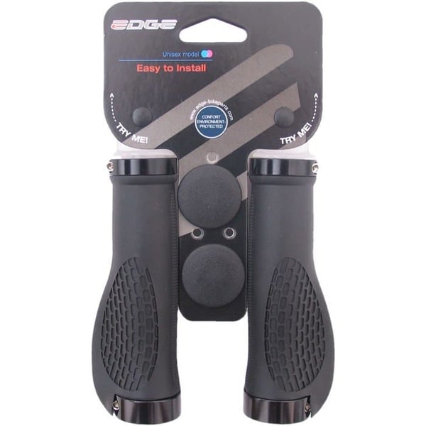 Ergonomiska cykelhandtag - Edge - Dubbel säkerhetsring - Ergonomisk - Dämpa vibrationer