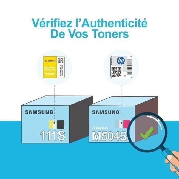 Pack med 2 svart tonerpatroner Samsung CLT-P404B (SU364A)