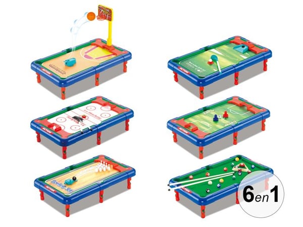 Multispelbord 6 i 1 - Evolutiv modell i flera färger