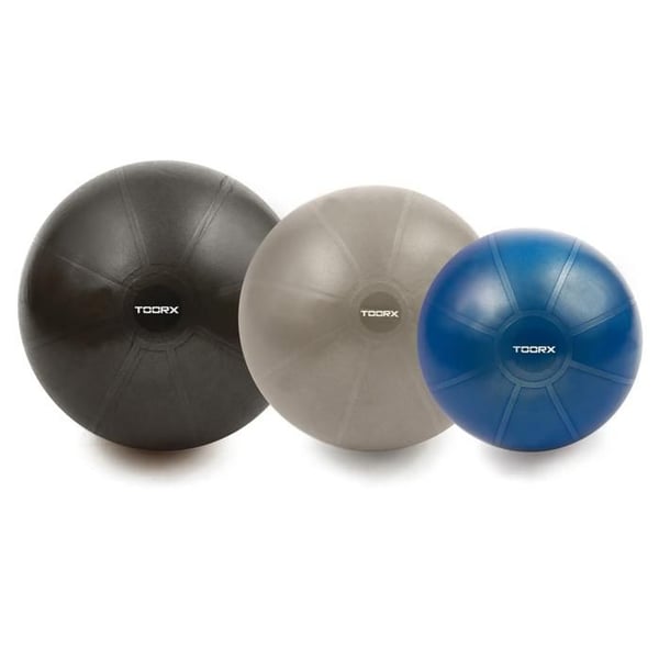 Gymnastikboll PRO - 75 cm - 500 kg - Anti-sprick - Mörkgrå - Fitness